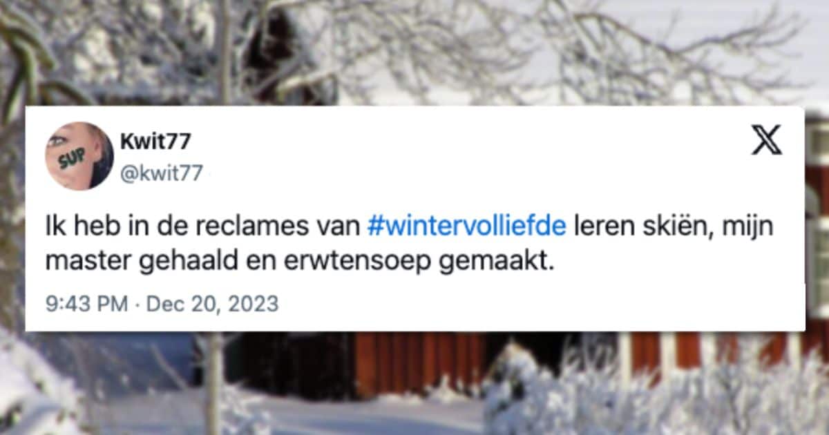 De Derde Aflevering Van Winter Vol Liefde In Tweets Diwmotz